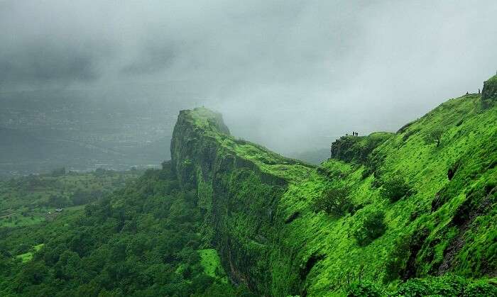 Mountains in Lonavala, Maharashtra which are among the cooler places to visit in India in summer with family