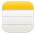 Icon for Notes app