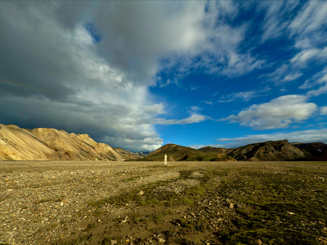 Photo d’un paysage démontrant le réglage ultra grand-angle 0,5x