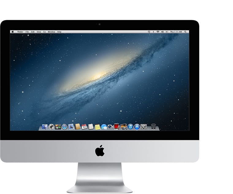 Front of iMac (21.5-inch, Late 2012)