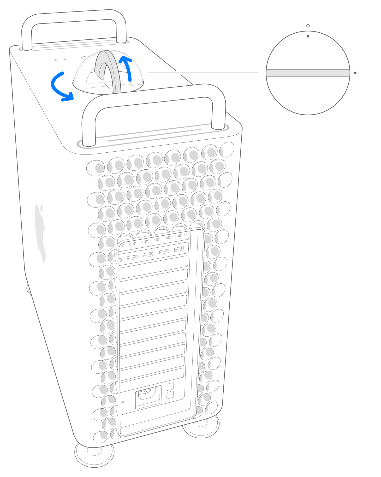 2023-mac-pro-diagram-unlock-housing