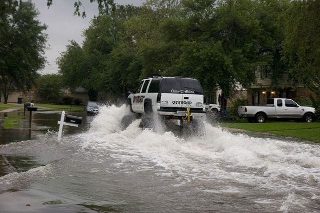 Houston was flooded (15 pics)