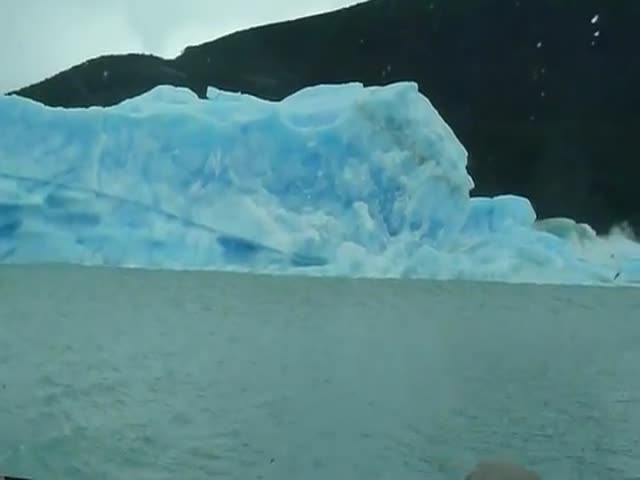 Iceberg Flips Over 