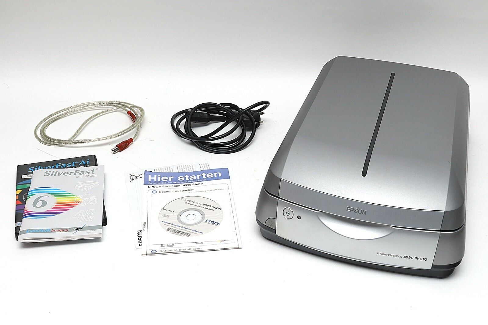 Epson Perfection 4990 Foto Scanner Piano per Foto, Vedi Descrizione