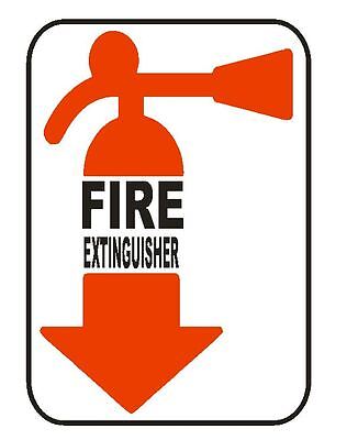 Fire Extinguisher Sticker Safety Decal Label D857 | eBay