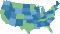 USA map PNG