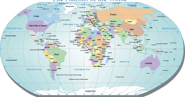 Free Map Of The World | Free Printable World Maps - Outline World Map ...