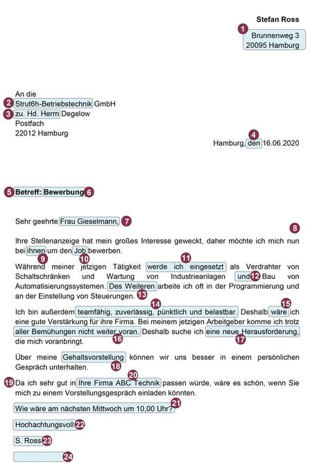 Das Perfekte Bewerbungsschreiben Diese Können Sie In Microsoft Word Für ...