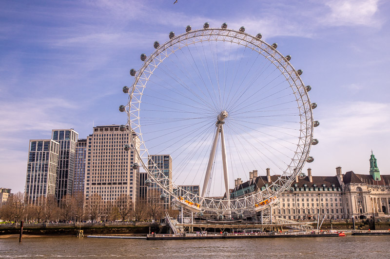 london eye and the river thames