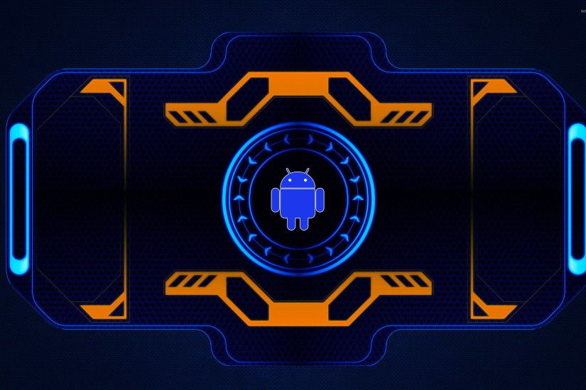 Blue Android [3] wallpaper