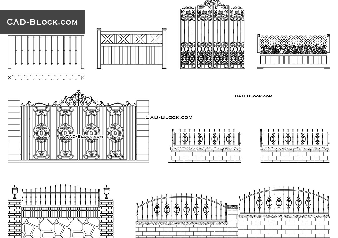 Iron Gates Cad Blocks Free Cad Block And Autocad Draw - vrogue.co