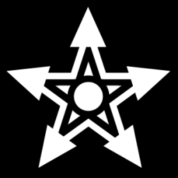 barbed star icon