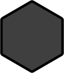 black hexagon emoji