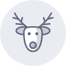 celebrate reindeer icon