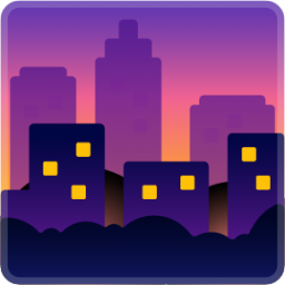 cityscape at dusk emoji