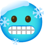 cold face emoji