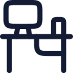 computer desk icon