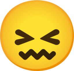 confounded face emoji