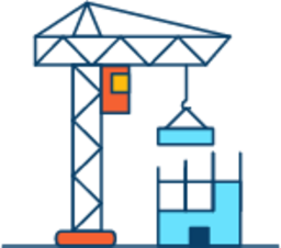 Construction site illustration