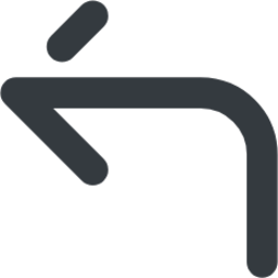 corner up left icon