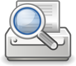 document print preview icon