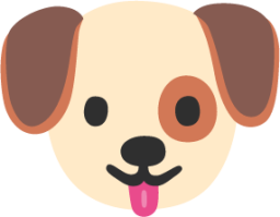 dog face emoji