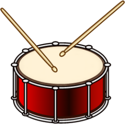 drum with drumsticks emoji