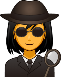 female spy emoji