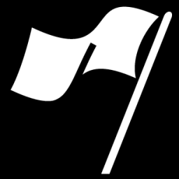 flying flag icon