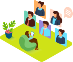 Group Video Call illustration