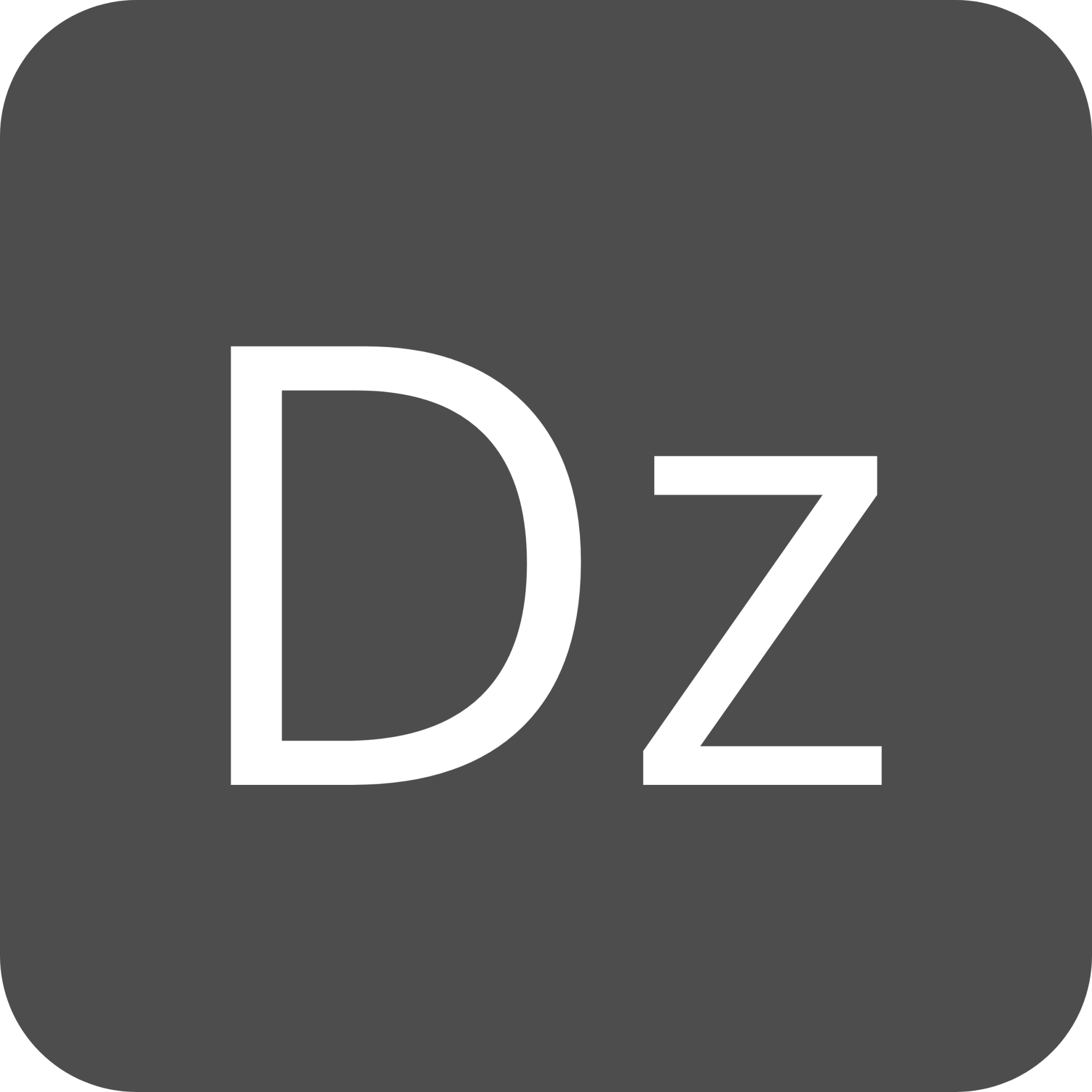 indicator keyboard Dz icon