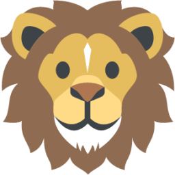 lion face emoji