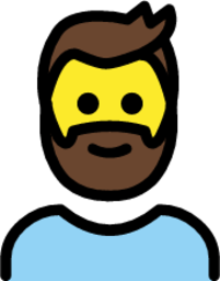 man: beard emoji