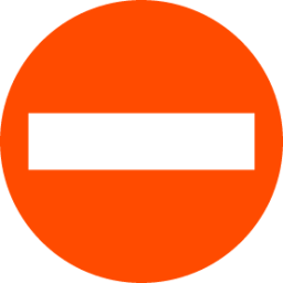 no entry icon