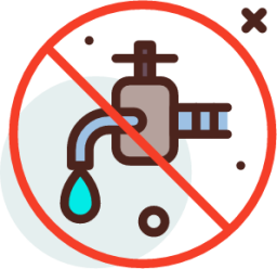 no wash icon