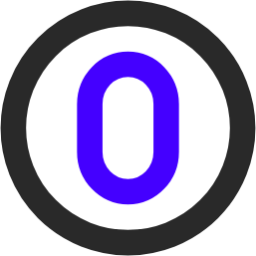 number 0 circle icon