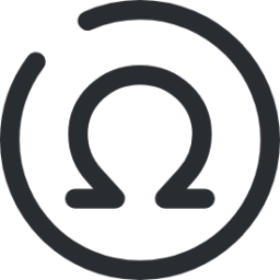 omega circle icon