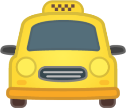 oncoming taxi emoji