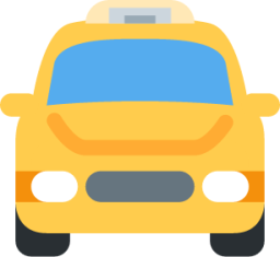 oncoming taxi emoji