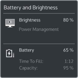 org kde plasma battery icon