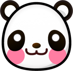 panda face emoji