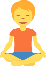 person in lotus position emoji