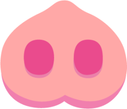 pig nose emoji