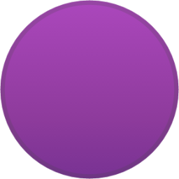 purple circle emoji