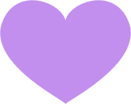 purple heart emoji