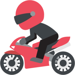 racing motorcycle emoji