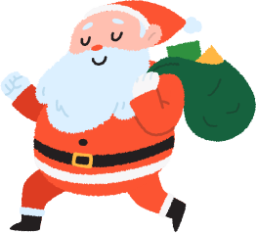 Santa santa claus red christmas illustration