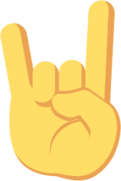 sign of the horns emoji