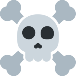 skull and crossbones emoji