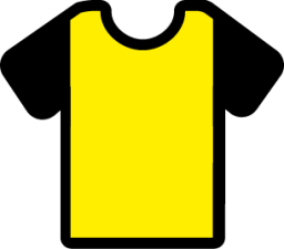 sleeves yellow black icon